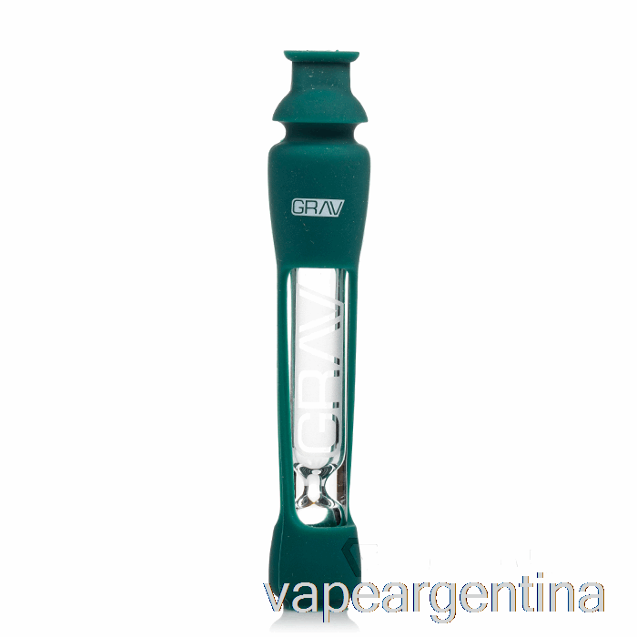 Grav 12mm Catador Con Piel De Silicona Vape Verde Azulado Descartable